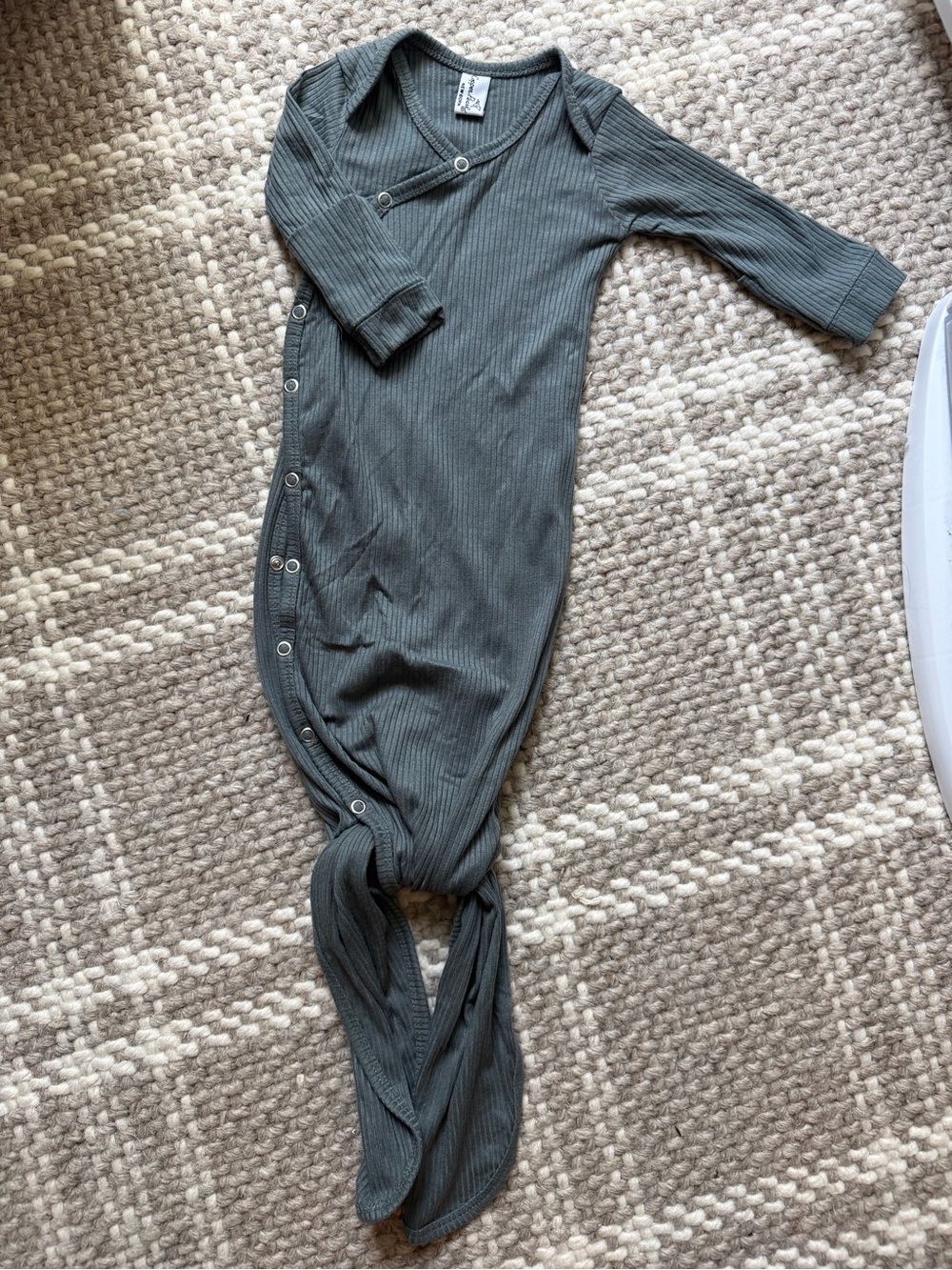 Copper Pearl Knotted Gown (Newborn)
